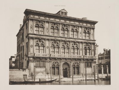 Pałac Vendramin autorstwa Ferdinando Ongania