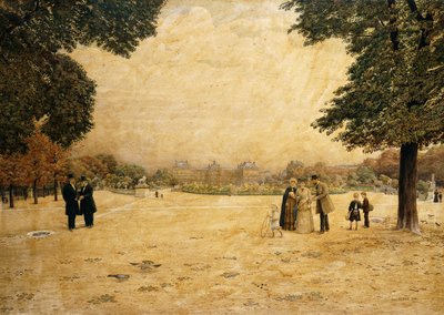 Jardin des Plantes, Paryż, 1904 autorstwa Fernand Auguste Besnier