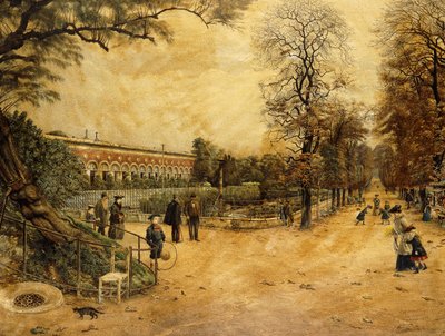 Ogrody Luksemburskie, Paryż, 1904 autorstwa Fernand Auguste Besnier