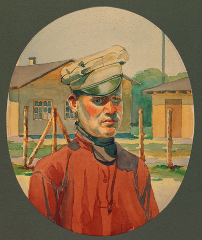 Rosyjski więzień z Moskwy do Gustrow autorstwa Fernand Barbier