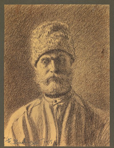 Portret rosyjskiego więźnia autorstwa Fernand Barbier