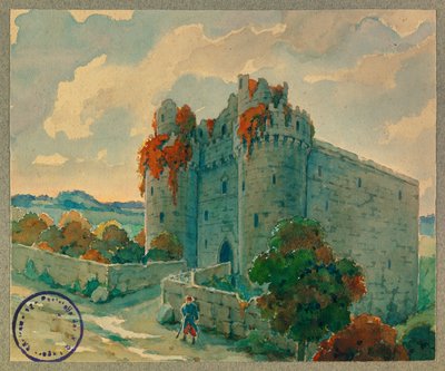 306. piechota w stanie spoczynku, zamek Berzy le Sec autorstwa Fernand Barbier