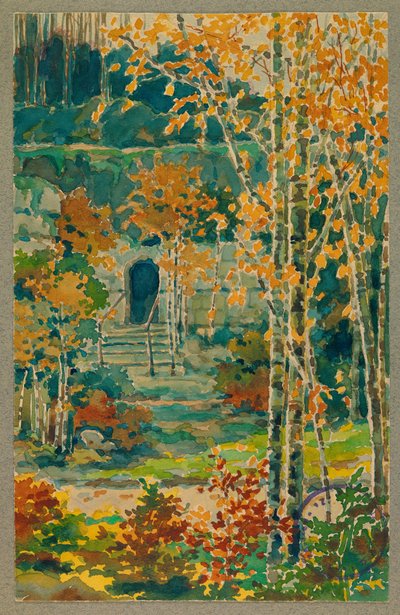 Kamieniołomy w Soisson na drodze do Vailly autorstwa Fernand Barbier