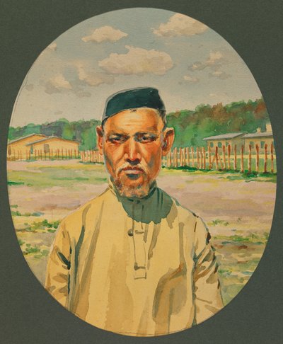 tatarski jeniec armii rosyjskiej pod Gustrowem autorstwa Fernand Barbier