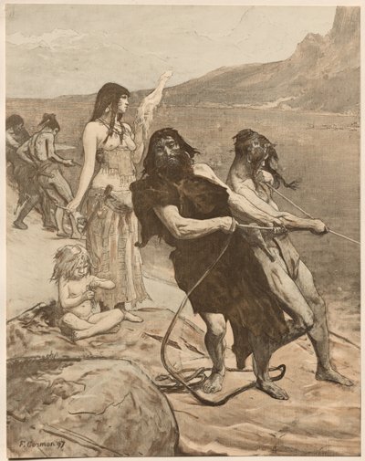 Miasto Lacustrine, 1897. autorstwa Fernand Cormon