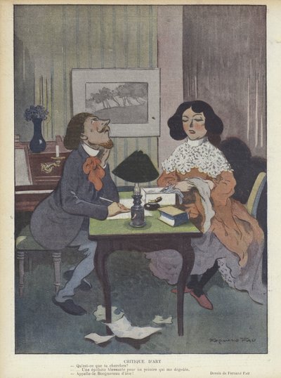 Ilustracja do Le Rire autorstwa Fernand Fau