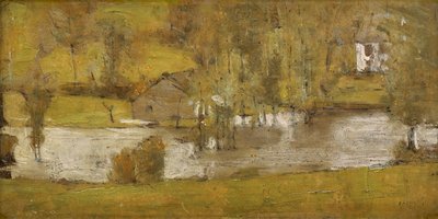 Fosset; La Crue, 1881 r. autorstwa Fernand Khnopff