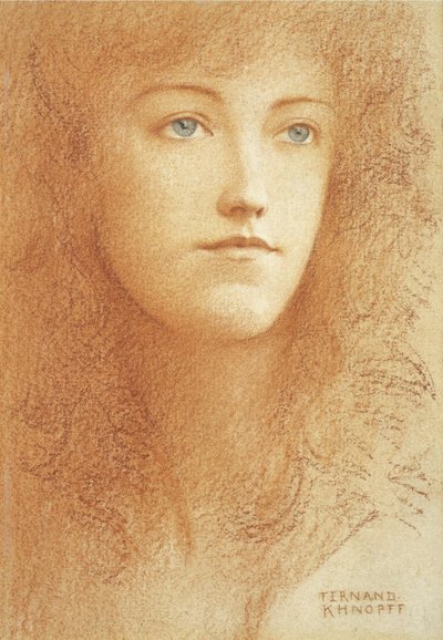 Młoda Angielka autorstwa Fernand Khnopff