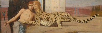 Pieszczoty autorstwa Fernand Khnopff
