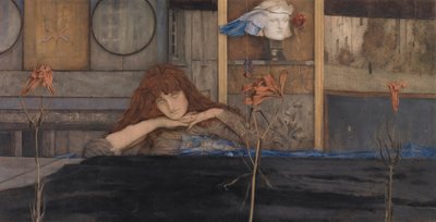 Zamykam za sobą drzwi autorstwa Fernand Khnopff