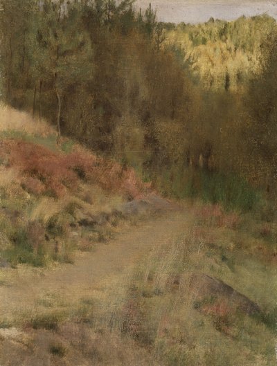 Krajobraz w Fosset autorstwa Fernand Khnopff