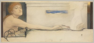 Ofiara, 1891 autorstwa Fernand Khnopff