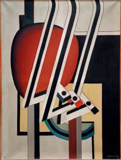 Kompozycja abstrakcyjna autorstwa Fernand Leger
