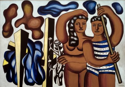 Adam i Ewa (studium) autorstwa Fernand Leger