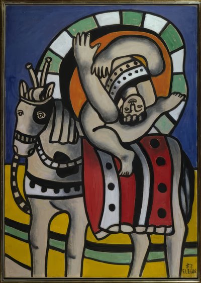 Akrobata na koniu autorstwa Fernand Leger
