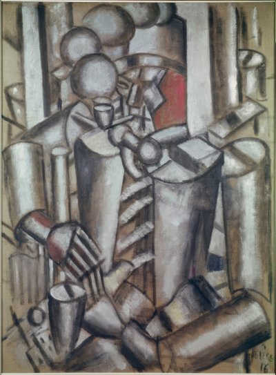 Paliący żołnierz autorstwa Fernand Leger