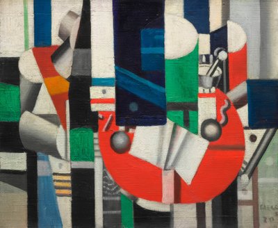 Czerwony stół autorstwa Fernand Leger