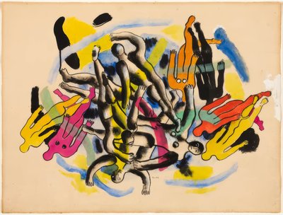 Nurkowie autorstwa Fernand Leger