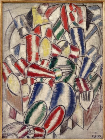 Kobieta w fotelu autorstwa Fernand Leger
