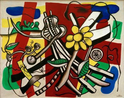 Żółty kwiat autorstwa Fernand Leger