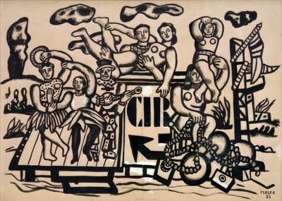 Wielka parada autorstwa Fernand Leger