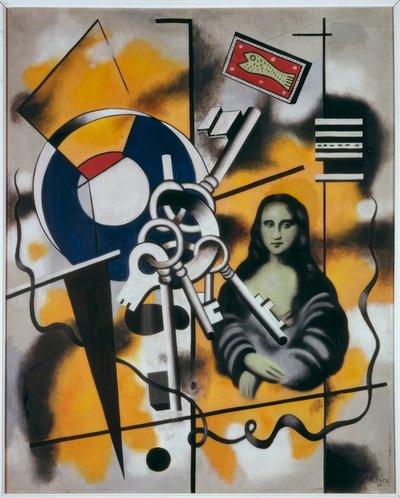 Mona Lisa z kluczami autorstwa Fernand Leger
