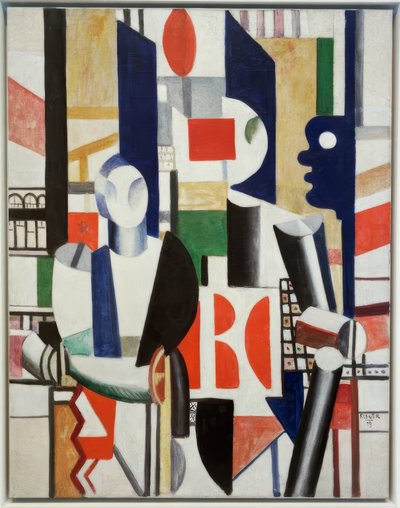 Mężczyźni w mieście autorstwa Fernand Leger