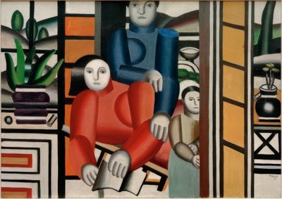Osoby w ogrodzie autorstwa Fernand Leger