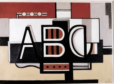Martwa natura Abc autorstwa Fernand Leger