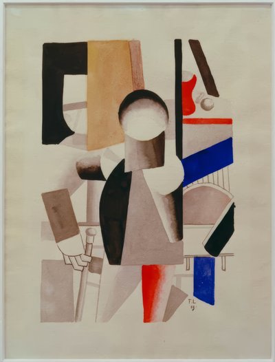 Studium do Les trois camerades autorstwa Fernand Leger