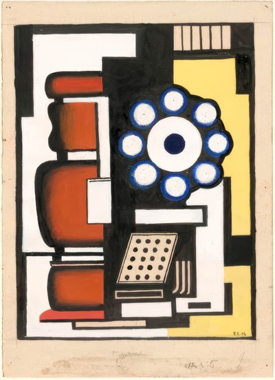 Studium do „Łożyska kulkowego” autorstwa Fernand Leger