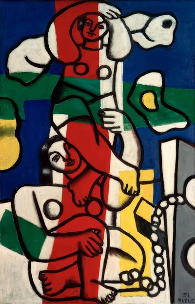Wielobarwni akrobaci autorstwa Fernand Leger