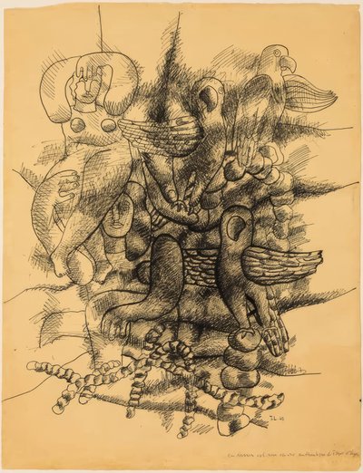 Kobiety i ptaki autorstwa Fernand Leger