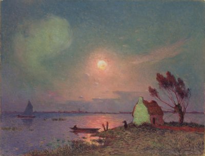 Zamglone światło słoneczne, Bretania, ok. 1915 r. autorstwa Fernand Loyen du Puigaudeau