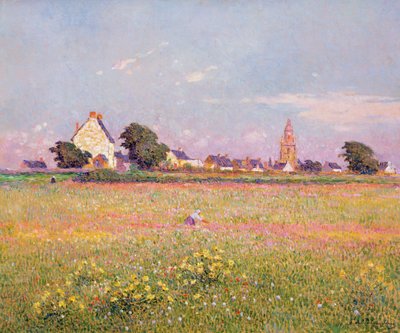 Wioska w pobliżu Rouen autorstwa Fernand Loyen du Puigaudeau