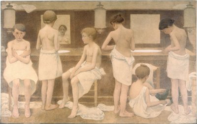 Les Petites Figurantes, między 1911 a 1913 (olej na płótnie) autorstwa Fernand Pelez