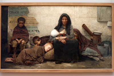 Bezdomny, 1883 autorstwa Fernand de Cordova Pelez