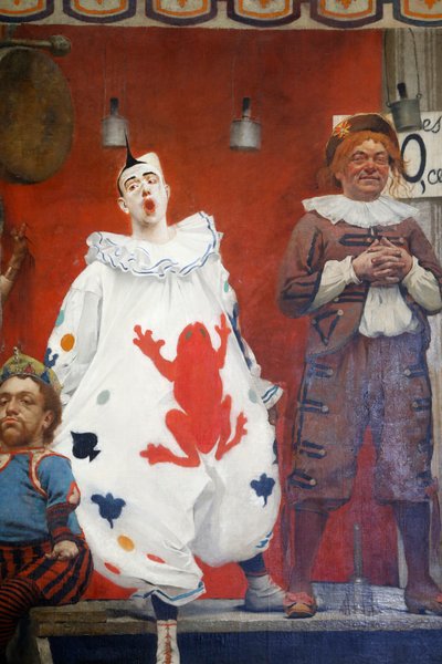 Akrobaci, detal, 1888 autorstwa Fernand de Cordova Pelez