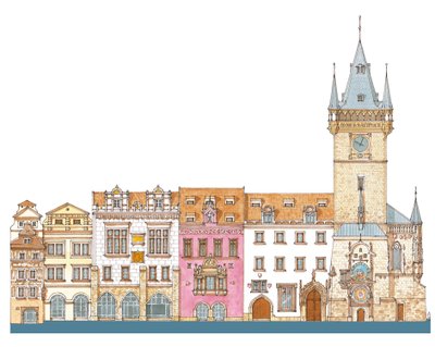 Ratusz Staromiejski. Praga, Czechy autorstwa Fernando Aznar Cenamor