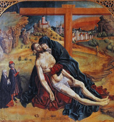 Pieta autorstwa Fernando Gallego