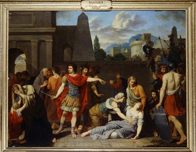 Ostatni z Horacy autorstwa Duviviera. XVII wiek. autorstwa Fidelle Duvivier