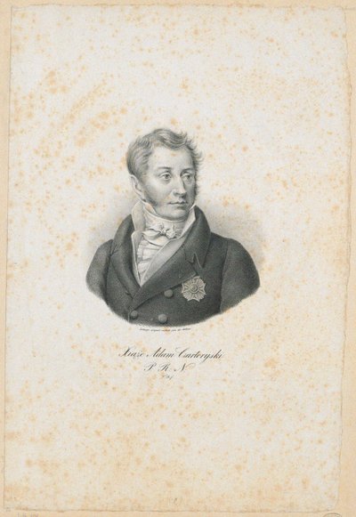 Prince Adam Jerzy Czartoryski 1770-1861, 1831 autorstwa Filip Romanowski
