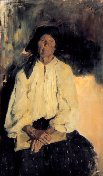 Portret starszej pani autorstwa Filipp Andreevich Maliavin