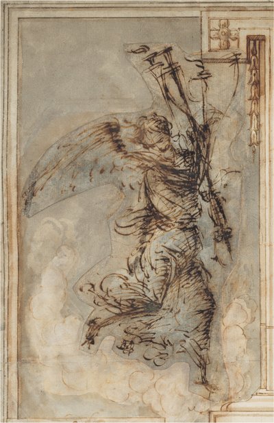 Anioł niosący pochodnię autorstwa Filippino Lippi