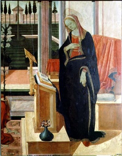 Zwiastowanie (detal 58343) autorstwa Filippino Lippi