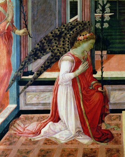 Szczegóły zwiastowania 58343 autorstwa Filippino Lippi