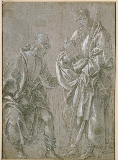 Apostoł i młodzież autorstwa Filippino Lippi