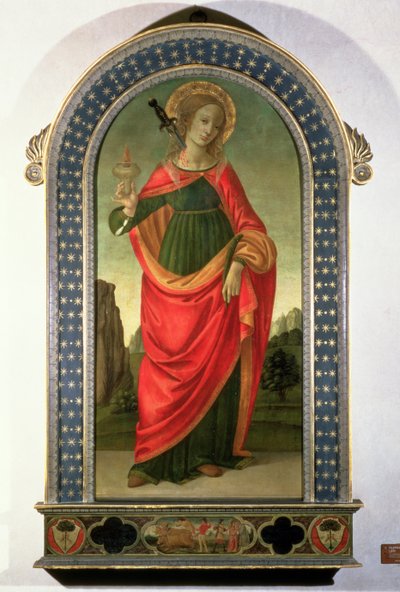 Św. Łucja, ok.1472-74 autorstwa Filippino Lippi