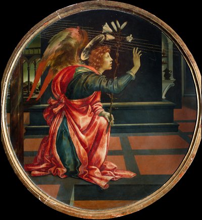 Zwiastowanie, 1483 (olej na desce) autorstwa Filippino Lippi
