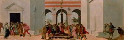 Śmierć Lukrecji (tempera na panelu) autorstwa Filippino Lippi